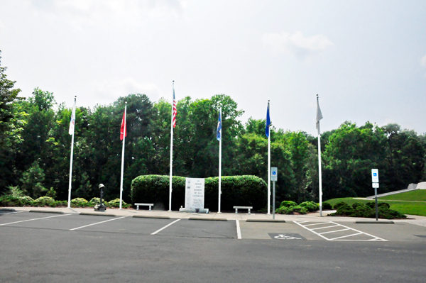 Memorial Service Flags Court